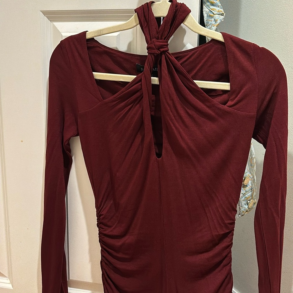 Intermix cutout mini dress